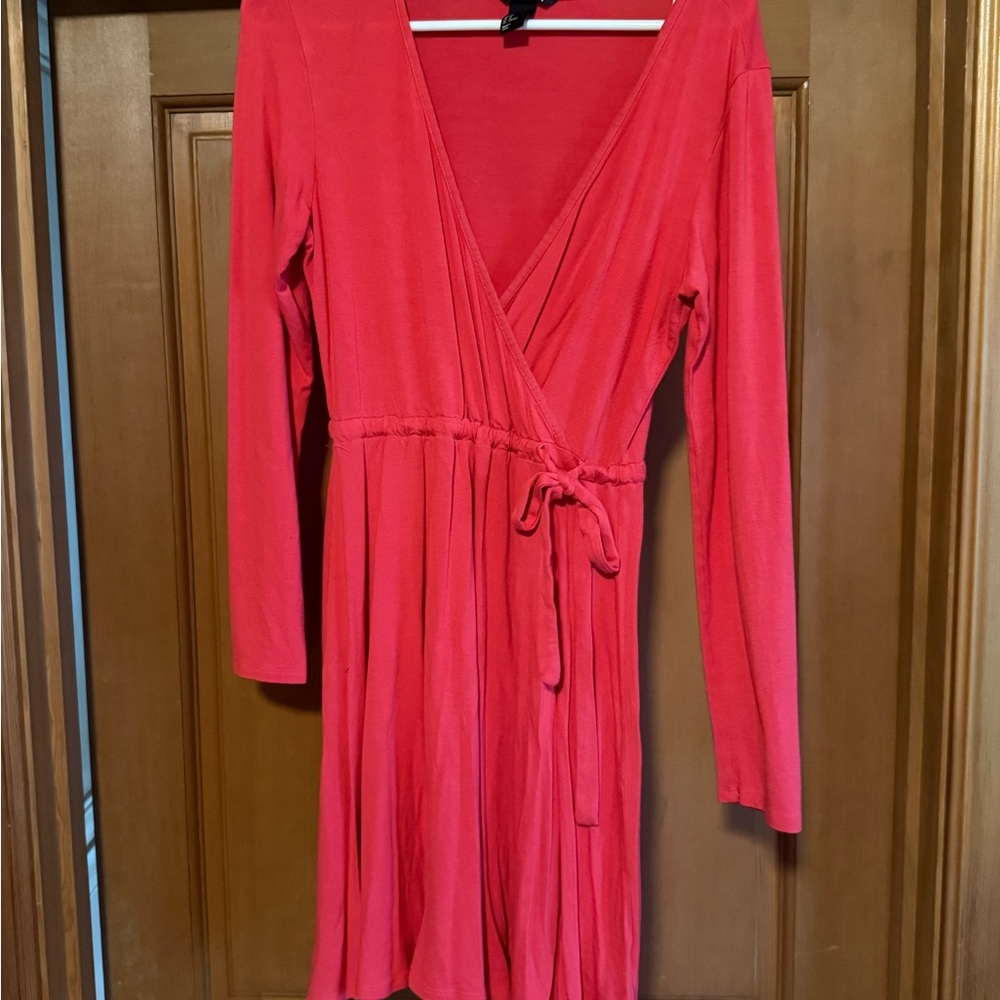 H&M Vibrant Pink Wrap dress